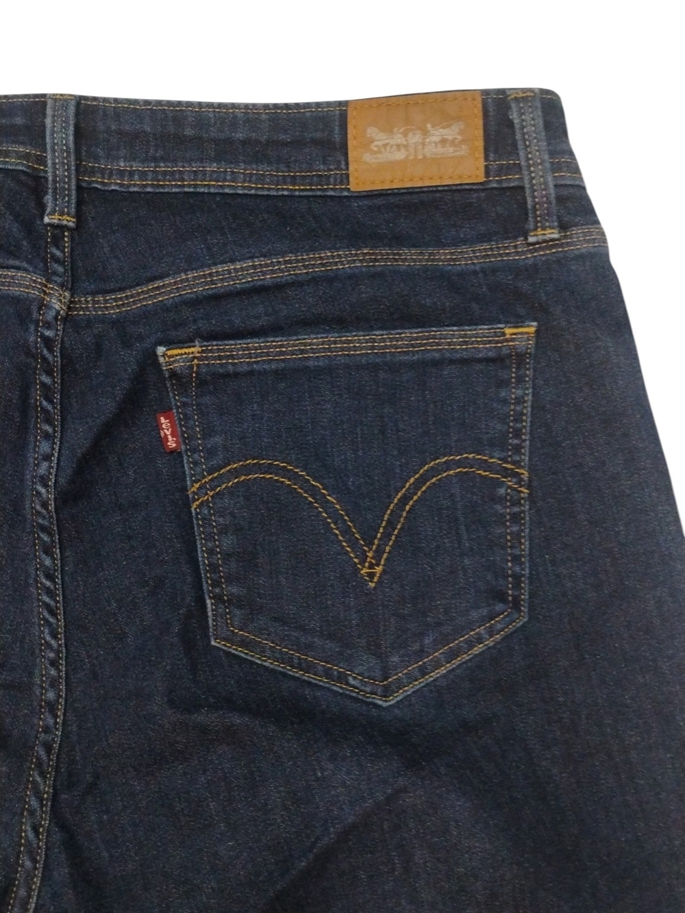 Levi's 529™ Curvy Skinny Leg Jeans in Dark Indigo SZ 14 - Picture 5 of 7